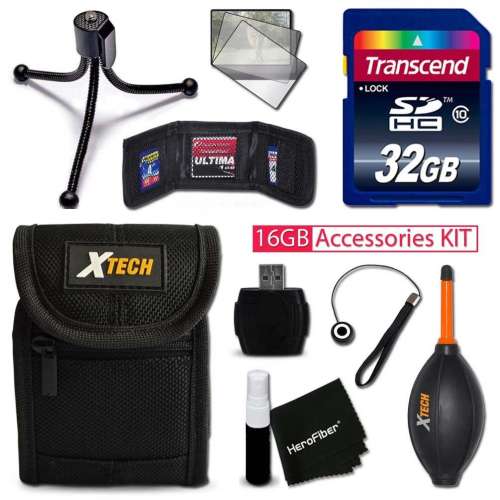 32GB Memory Accessories KIT + Case +Reader + MORE f/ Samsung Galaxy G3 Camera Digital Cameras Offers